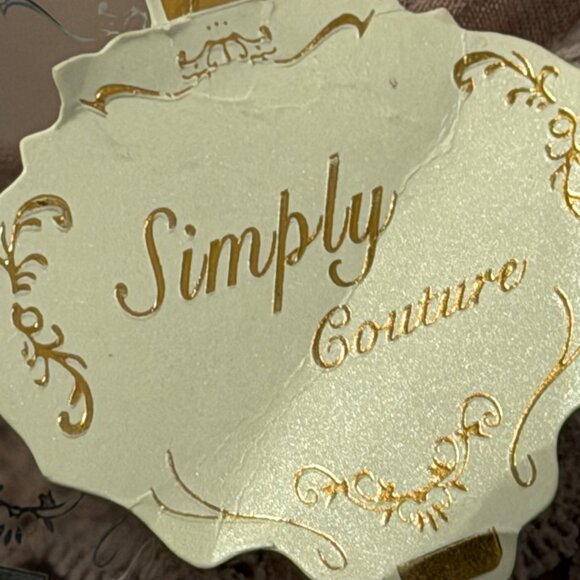 Simply Couture Blouse Sz XL Rose Lace Patchwork Tunic Top. NWT - Picture 4 of 12